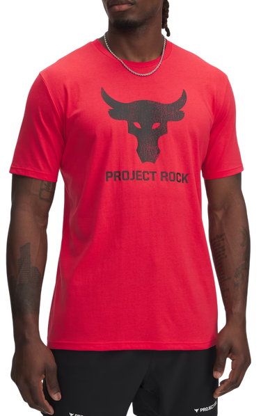 Тениска Under Armour Project Rock Brahma Bull Short Sleeve T-Shirt Червено | 1383191-989, 0