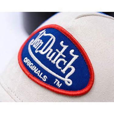 Шапка с козирка Von Dutch Von Dutch Trucker Boston Suede Cap Бяло | VD-7030828, 4