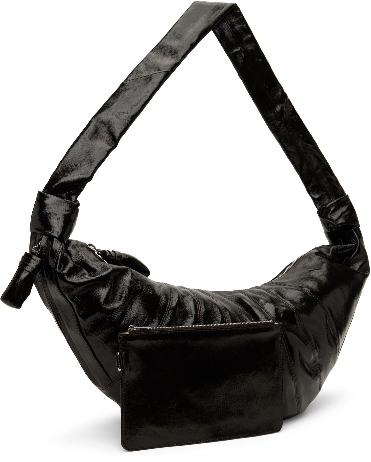 Чанта през рамо LEMAIRE Large Croissant Shoulder Bag Черно | BG0000 LF1329, 1