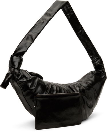 Чанта през рамо LEMAIRE Large Croissant Shoulder Bag Черно | BG0000 LF1329, 1