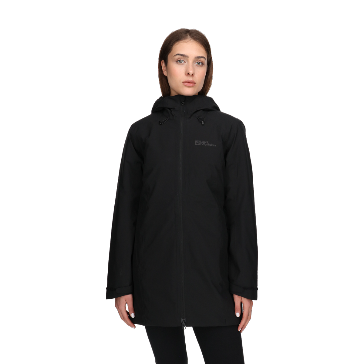 Парка Jack Wolfskin HEIDELSTEIN Hooded Longline Parka Черно | 1115681-6000, 0