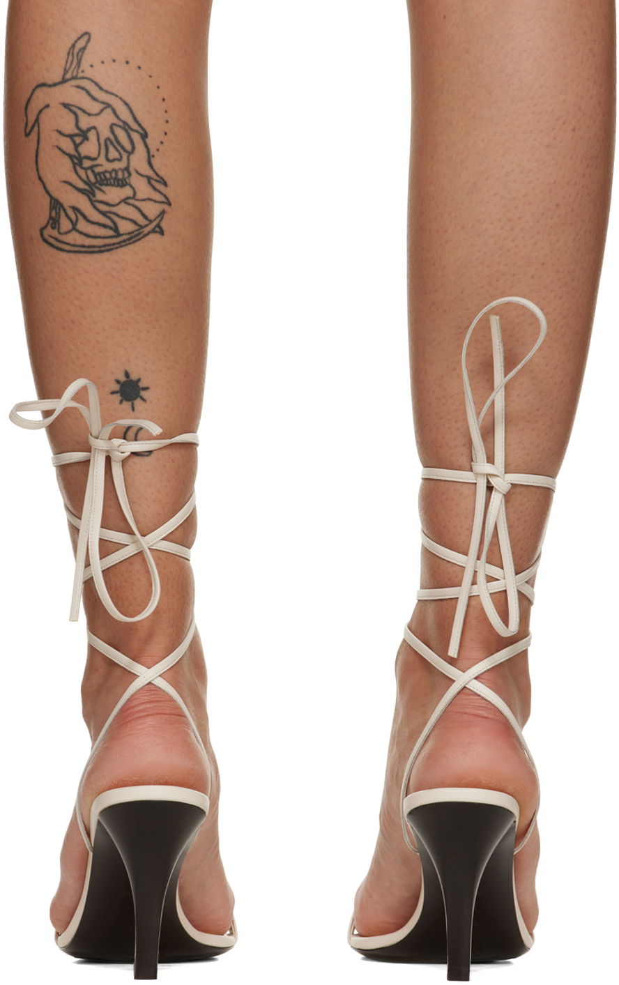 Аксесоари The Row The Row Maud Heeled Sandals Бяло | F1342-N60, 1