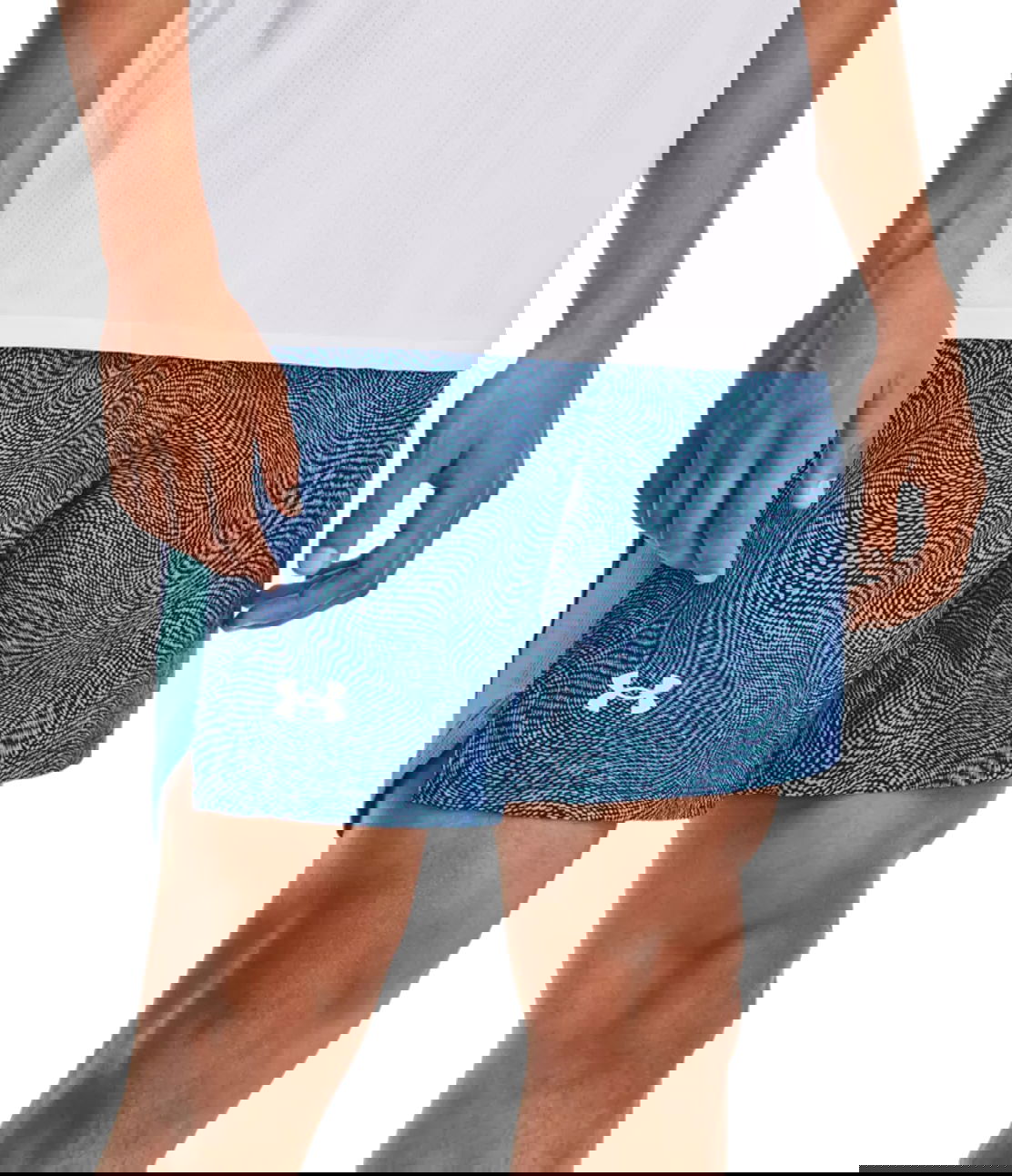 Къси панталони Under Armour Launch 7'' Printed Shorts Синьо | 1376582-433, 0