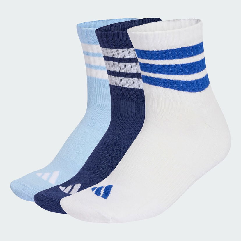 Чорапи adidas Performance 3 STRIPES CUSHIONED SPORTSWEAR MID CUT Socks Многоцветен | KC9615