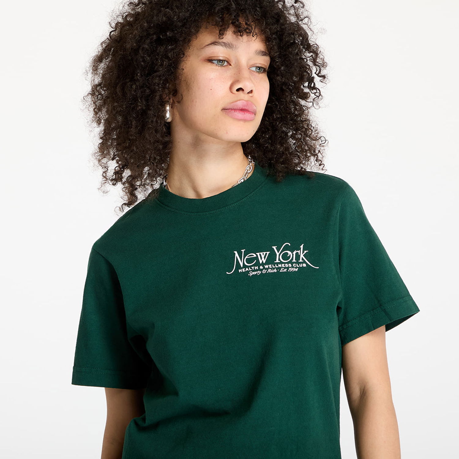 Тениска Sporty & Rich Sporty & Rich NY 94 T-Shirt Зелено | TO043606034GR10, 1