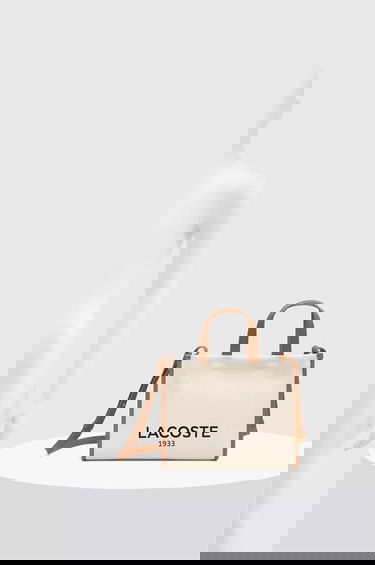 Голяма пазарска чанта Lacoste Lacoste Small Tote Bag Бяло | NF4641TD, 5
