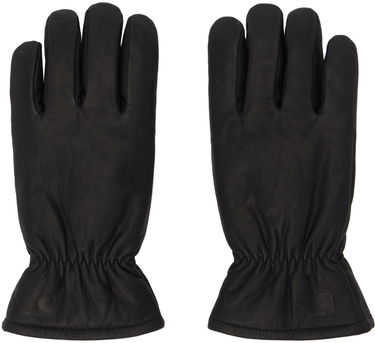 Ръкавици Carhartt WIP Leather Gloves With Elastic Wrist Черно | I030900, 0