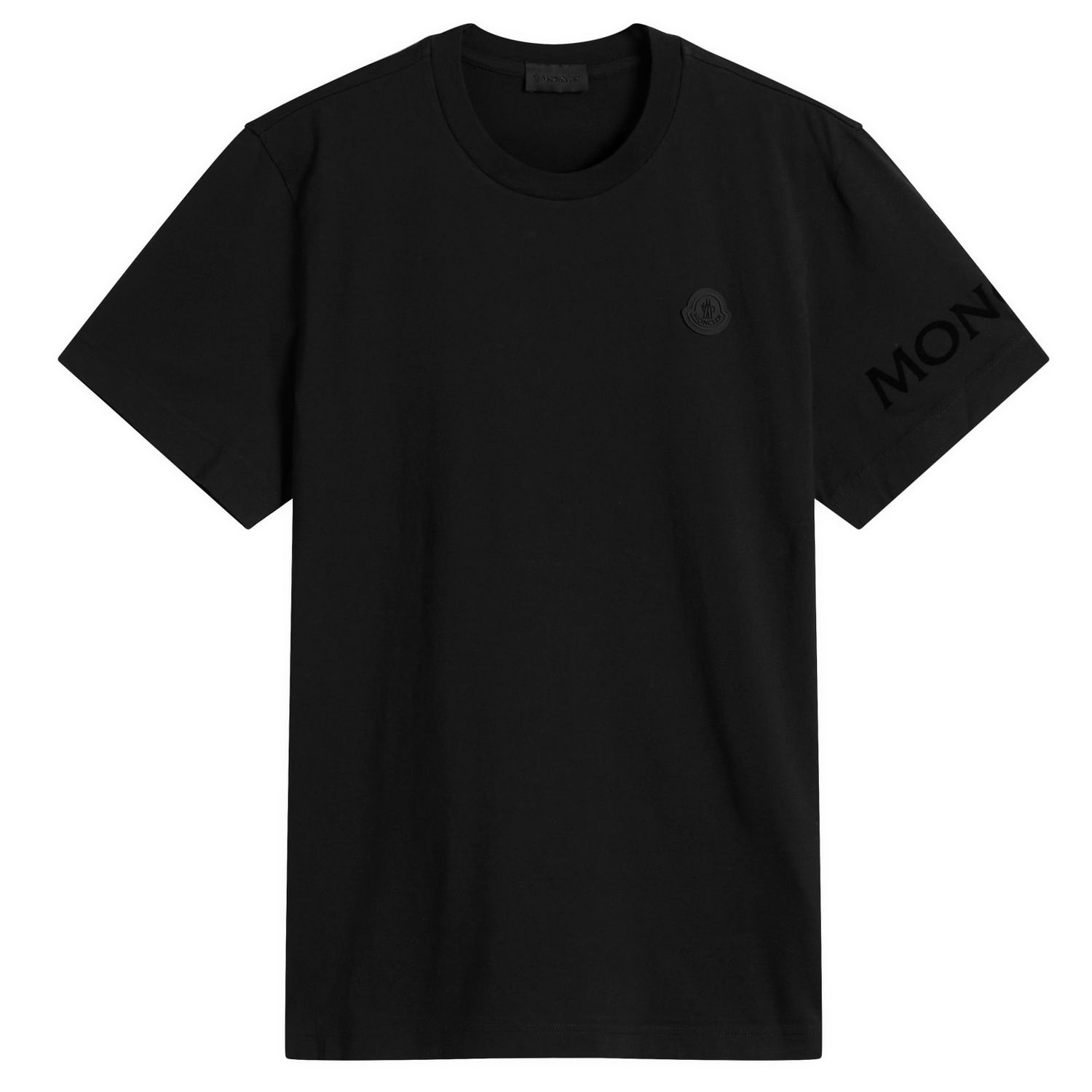 Тениска Moncler Short Sleeve Cotton T-Shirt Черно | 8C000-39-89AYW-999, 1