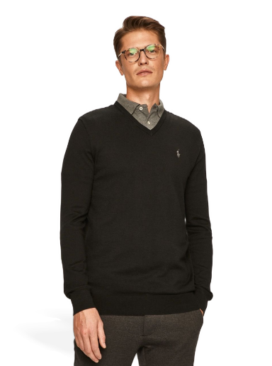 Пуловер Polo by Ralph Lauren Sweater Черно | 710670789003