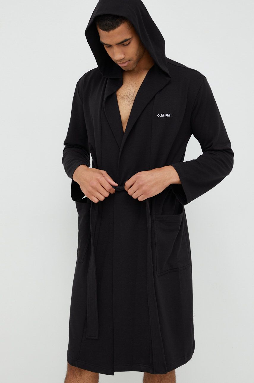 Пижама CALVIN KLEIN Calvin Klein Underwear Hooded Robe Черно | 000NM2377E.9BYY, 0