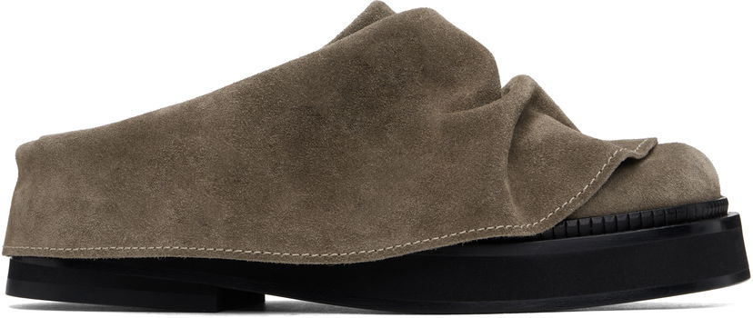 Облекло The Attico Attico Mini Robin Slip-on Loafers Сиво | 250WSH00855 LBT040AA