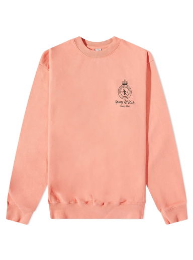 Crown Crew Sweat Grapefruit/Black