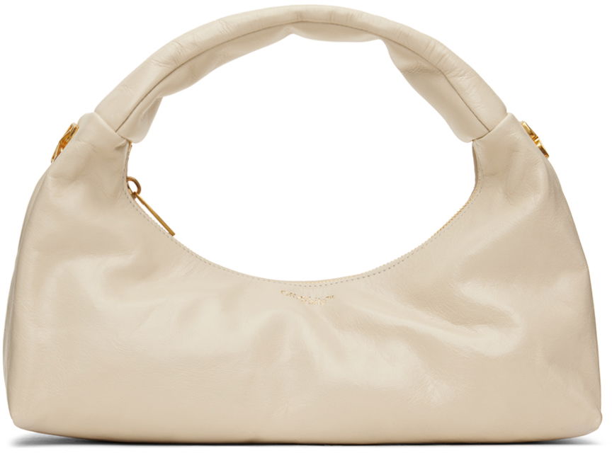 Дамска чанта Off-White Arcade Bag Бежово | OWNN174S24LEA0010400, 0