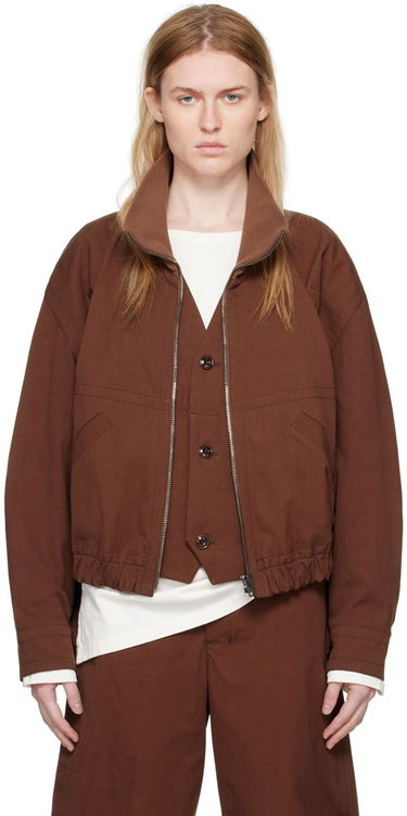 Яке бомбър LEMAIRE Lemaire Layered Jacket Кафяво | OW1065 LF1220, 0