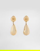 Dolce & Gabbana Teardrop Earrings with DG Logo