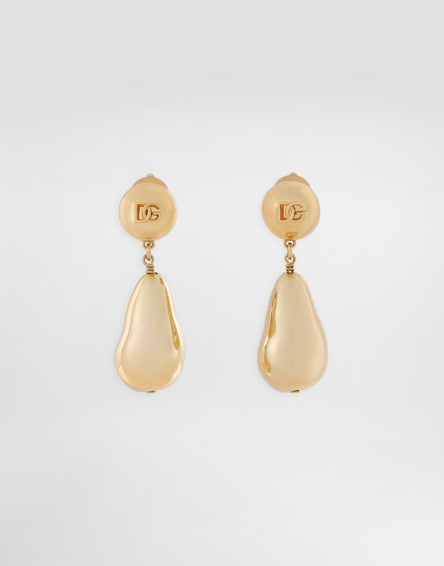 Dolce & Gabbana Teardrop Earrings with DG Logo
