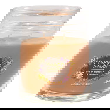 Свещи Yankee Candle Signature Medium Jar 2 Wicks Golden Pumpkin Natural & Synthetic Fragrance 368 g Оранжево
 | 43499, 0