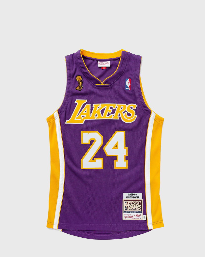 Фланелка Mitchell & Ness NBA AUTHENTIC JERSEY LOS ANGELES LAKERS ROAD FINALS 2008-09 KOBE BRYANT #24 Лилаво | AJY4EL18017-LALPURP08KBR