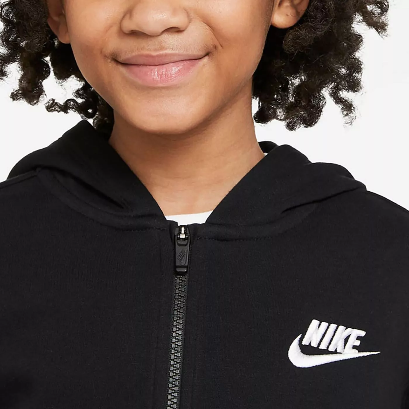 Суитчър Nike Sportswear Club Fleece Full-Zip Hoodie Черно | DC7118-010, 1