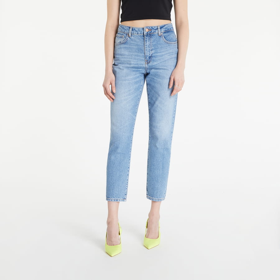 Дънки Noisy May Nmisabel High Waisted Mom Jeans Синьо | 27015703, 0
