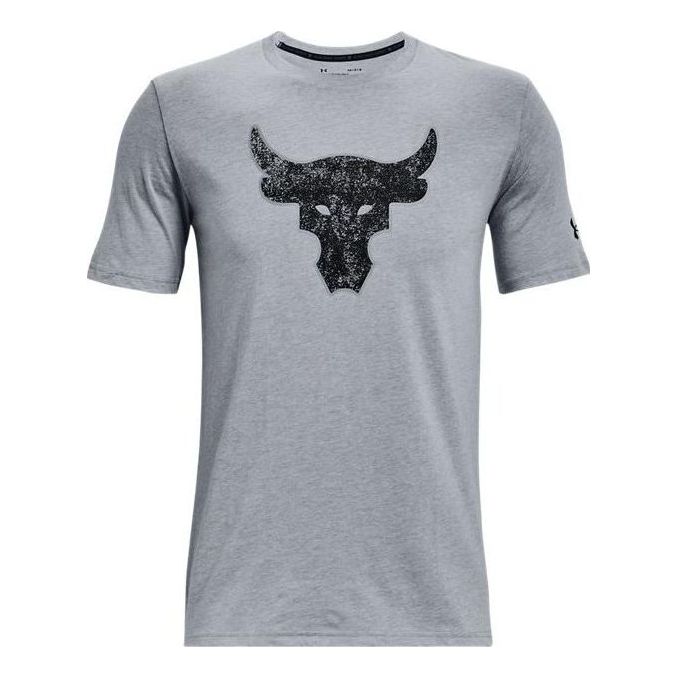 Тениска Under Armour Project Rock Brahma Bull Short Sleeve T-Shirt Сиво | 1371214-035