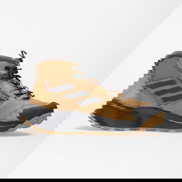 Кецове и обувки adidas Performance Terrex Winter Leather Mid Cut Hiking Boots Кафяво | JR5297, 2