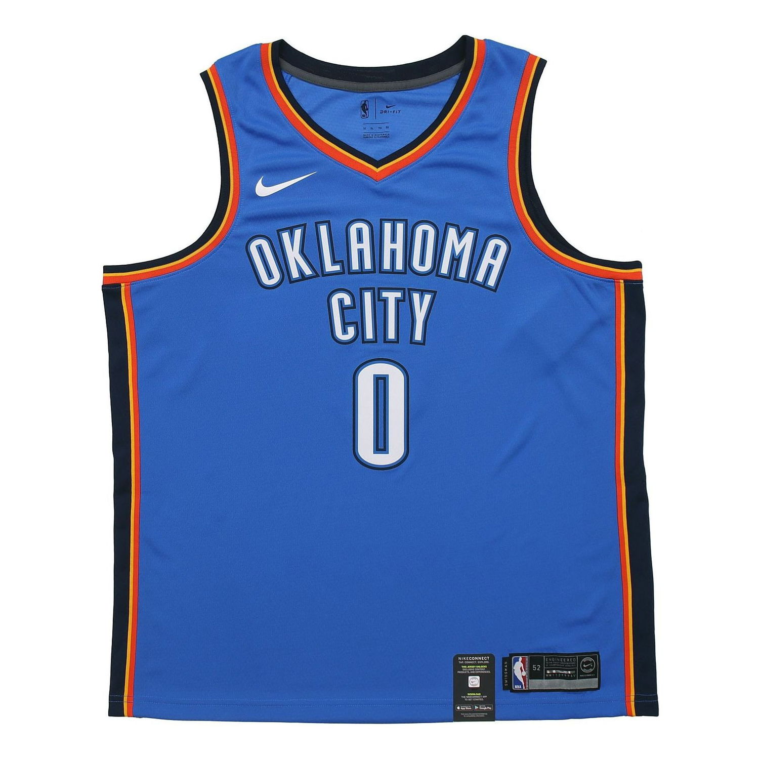 Фланелка Nike Russell Westbrook Oklahoma City Thunder Swingman Jersey Синьо | 864497-403, 0