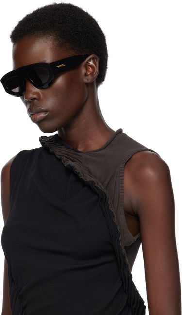 Слънчеви очила Bottega Veneta Bottega Veneta Ultrathin Shield Sunglasses Черно | BV1358S-001, 3