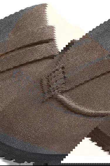 Кецове и обувки Birkenstock Birkenstock Naples Wrapped Suede Mules Сиво | 1029712, 2