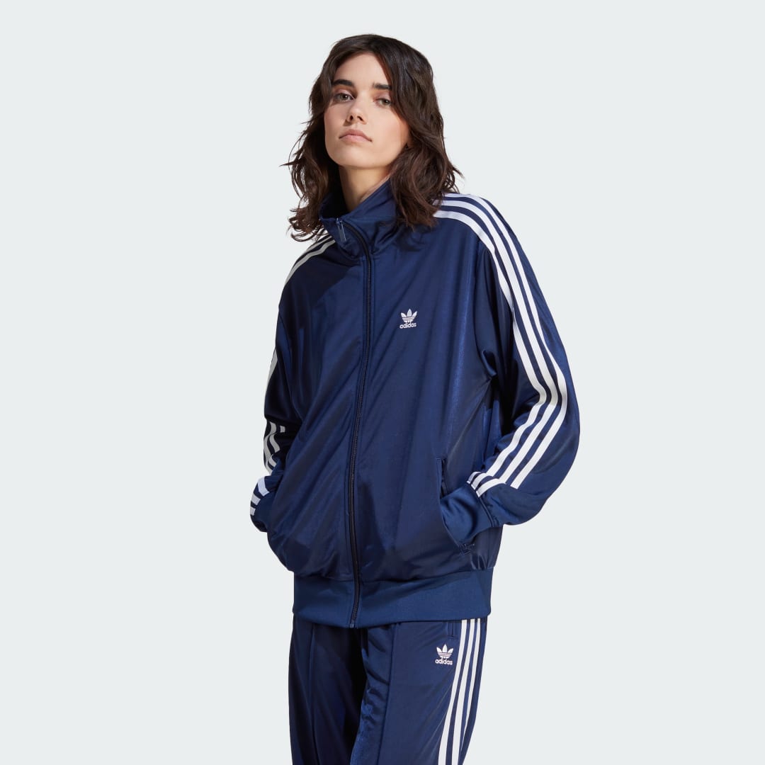 Яке adidas Originals Adicolor Classics Loose Firebird Тъмно синьо | IL3816, 0