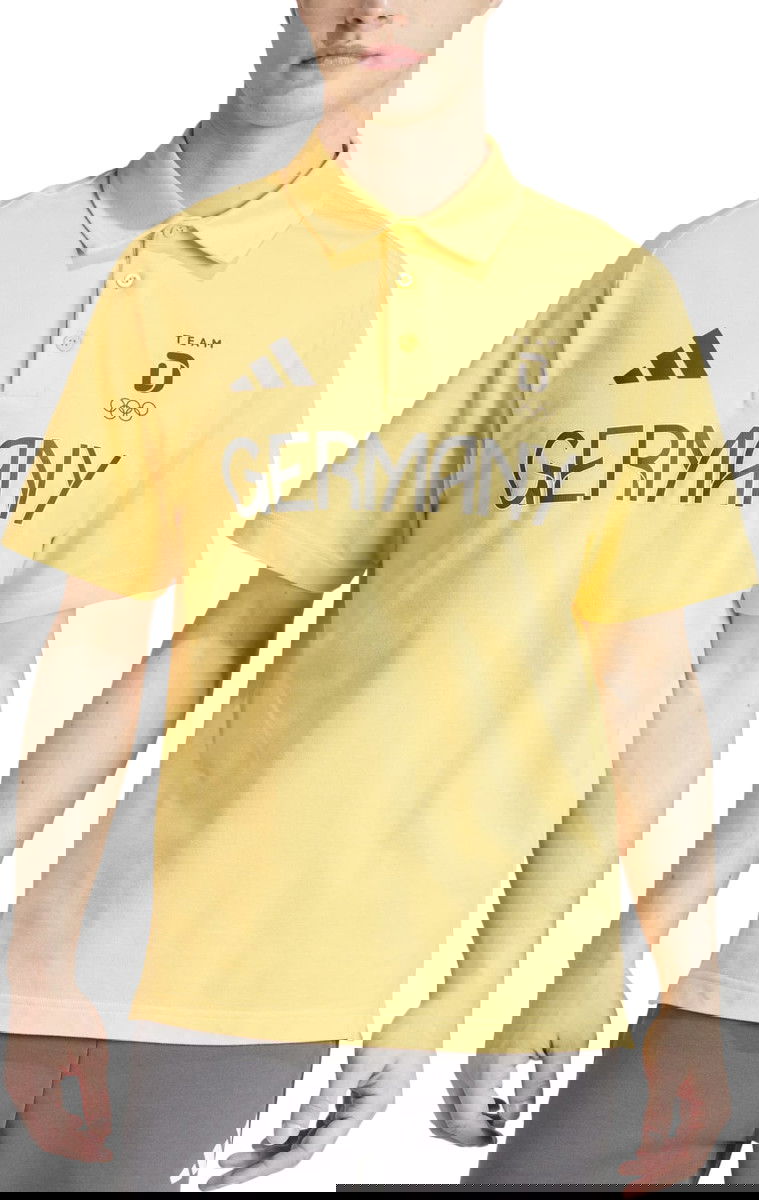 Поло тениска adidas Originals Team Germany Z.N.E. Жълто | iu2726, 0