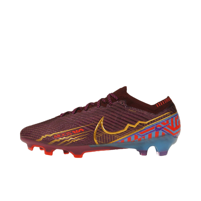 Кецове и обувки Nike Zoom Mercurial Vapor 15 Elite KM FG Mbappe Бургунди | DR9996-694