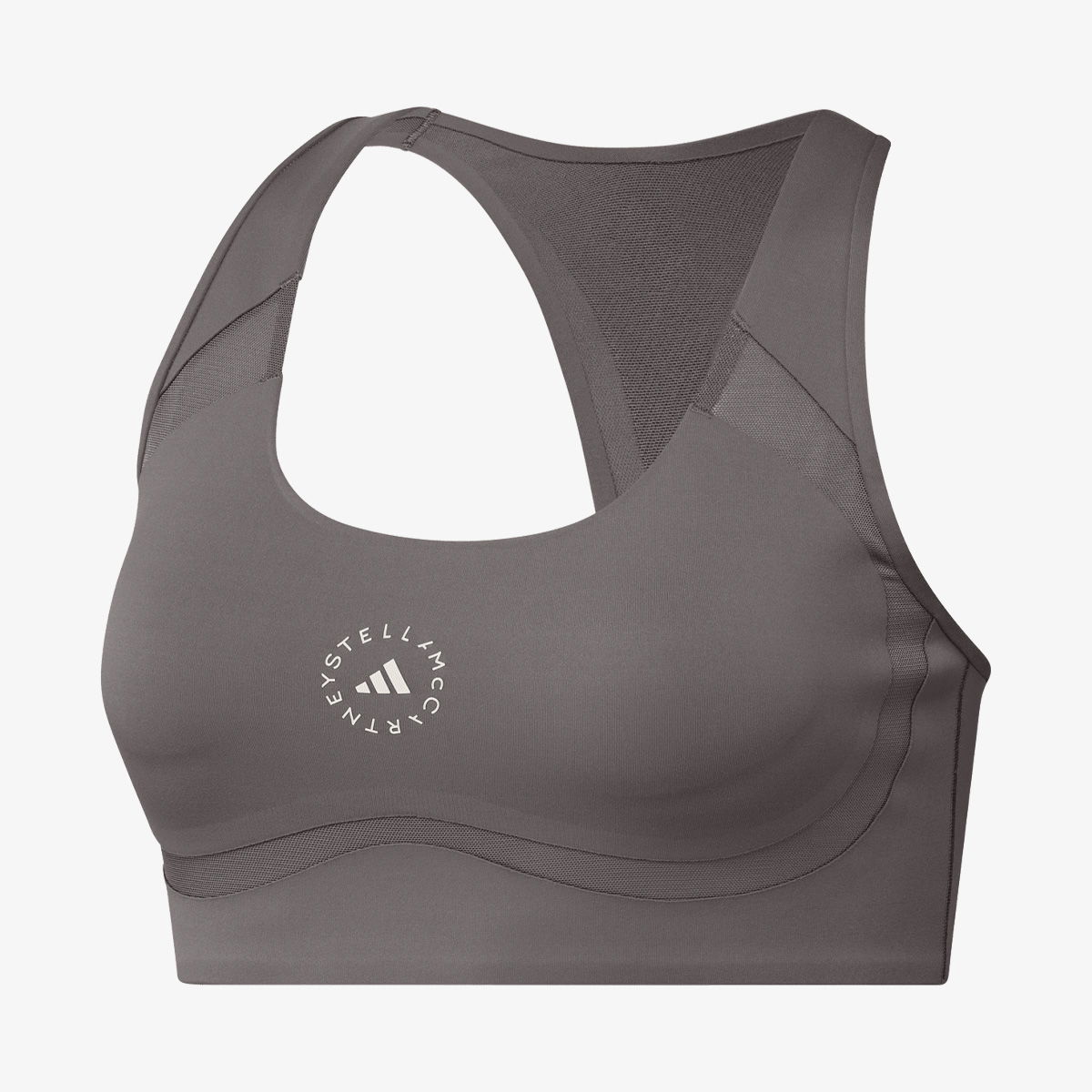 Сутиен adidas Performance adidas by Stella McCartney Power Impact Medium-Support Training Bra Сиво | JM1401, 1