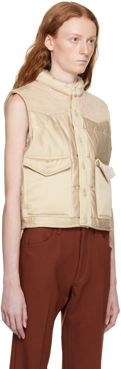Жилетка rag & bone Erica Puffer Vest Бежово | WAW22H2019PY19, 1