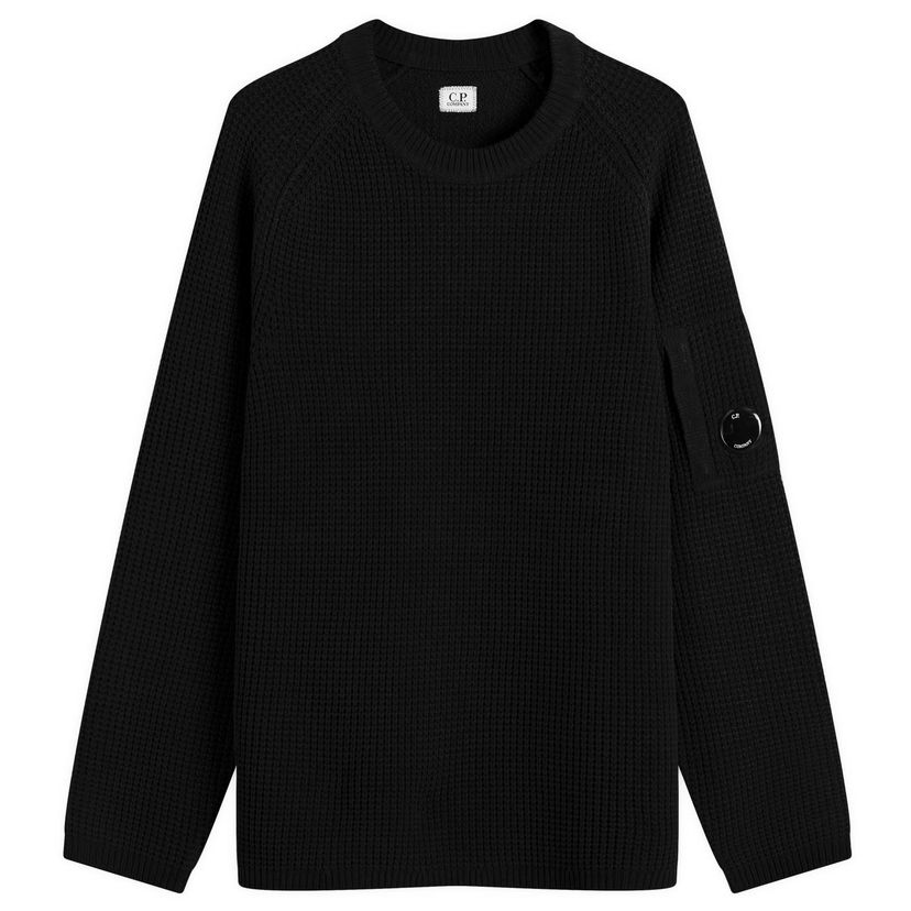 Пуловер C.P. Company Chenille Crew Knit Черно | CMKN040A-005558G-999