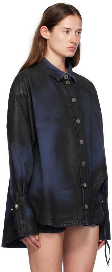 Риза The Attico Attico Diana Denim Shirt Синьо | SPEWCB68 C108, 1