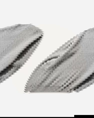 Пуловер Carhartt WIP Bishop Textured Paneled Knit Crewneck Sweater Сиво | I035591 3GEXX, 2