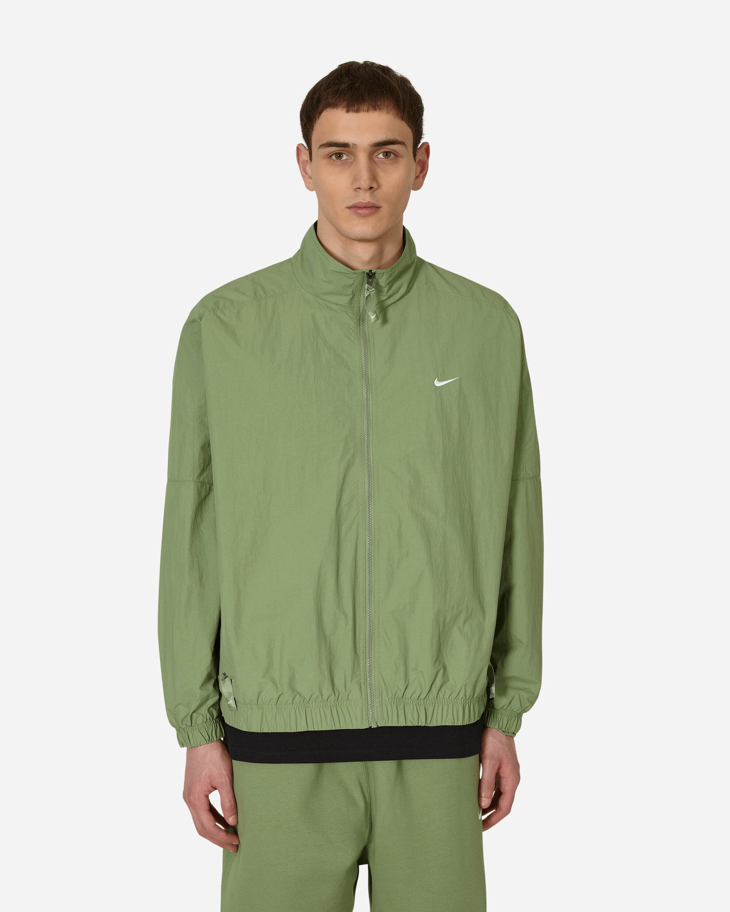 Яке Nike Solo Swoosh Woven Track Jacket Зелено | DQ5200-386, 0