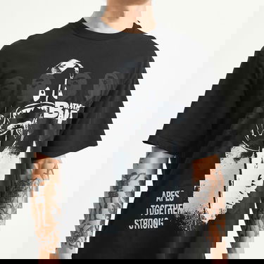 Тениска BAPE A Bathing Ape Spray Paint Multi Logo T-Shirt, Size Small Черно | 001TEL801343M-BLK, 5