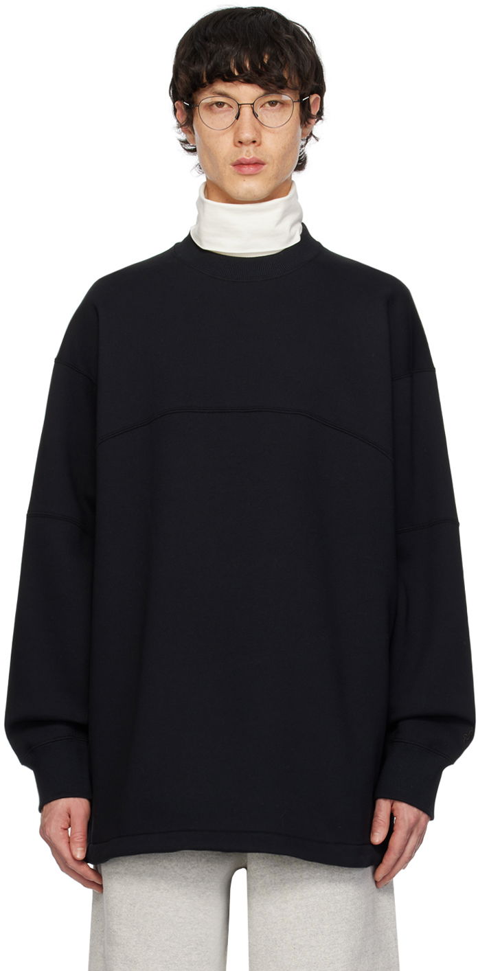 Суитчър Jil Sander Paneled Sweatshirt Черно | J22GU0118 J20128, 0