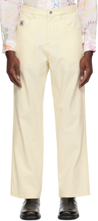 Дънки Bode Bode Greenskeeper Knolly Brook Trousers Жълто | MRS25BT004, 0