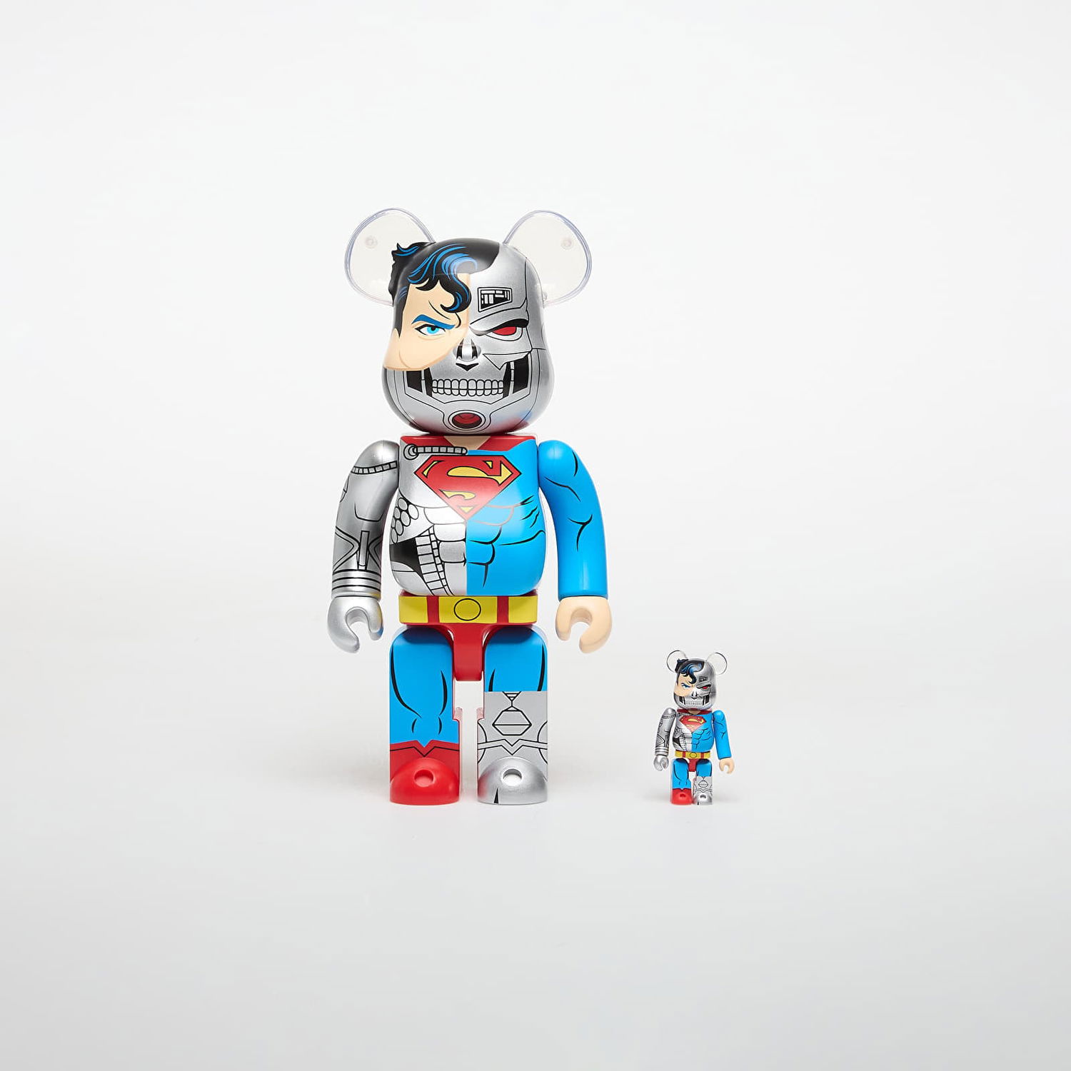 Колекционерско Medicom Toy BE@RBRICK Cyborg Superman 100% & 400% Set Universal Многоцветен | 4530956620602, 0