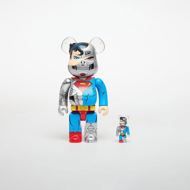 BE@RBRICK Cyborg Superman 100% & 400% Set Universal