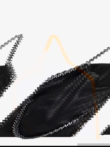 Дамска чанта Stella McCartney Falabella Shaggy Deer Faux Leather Mini Tote by Stella McCartney Черно | 234387W700011000, 0
