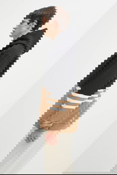 Суитчър adidas Performance ARCHIVE CUTLINE Color Block Striped Hoodie Бежово | JY2797, 1