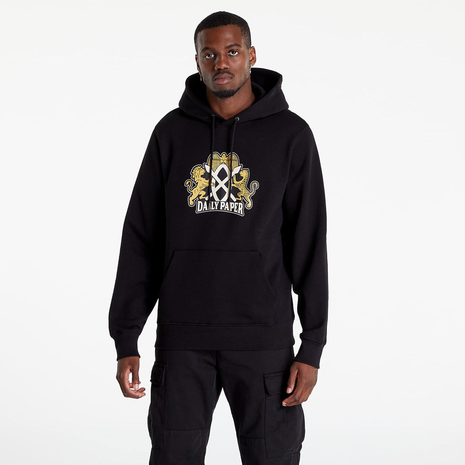 Суитчър DAILY PAPER Nakato Hoodie Черно | 2221073, 0