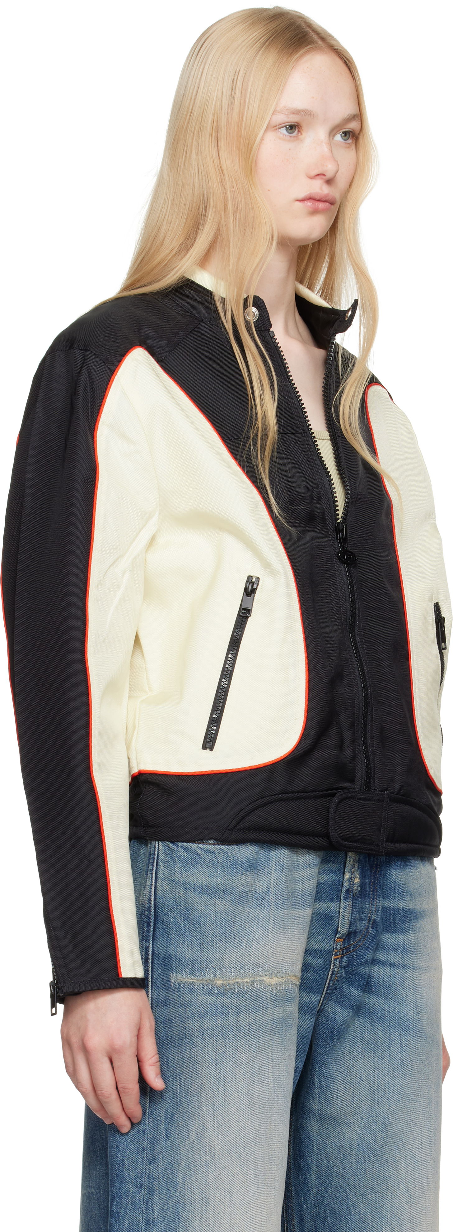 Яке бомбър Diesel Diesel J-Blink Panelled Jacket Черно | A17369 0PDAI, 1