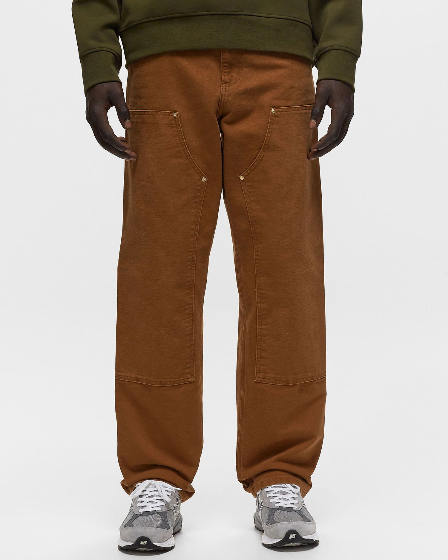 Панталони и дънки Carhartt WIP Double Кафяво | I031501.1NF3K, 1
