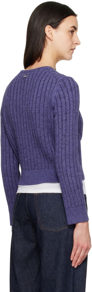 Пуловер JW Anderson JW Anderson Cropped Buttoned Cardigan Лилаво | KW1356-YN0410, 2