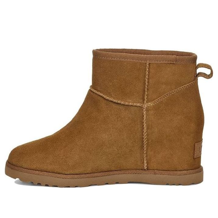 Кецове и обувки UGG Classic Femme Mini Fleece Lined Boots Кафяво | 1104609-CHE, 0